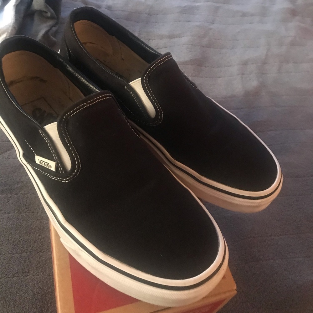 Black Slip on Vans